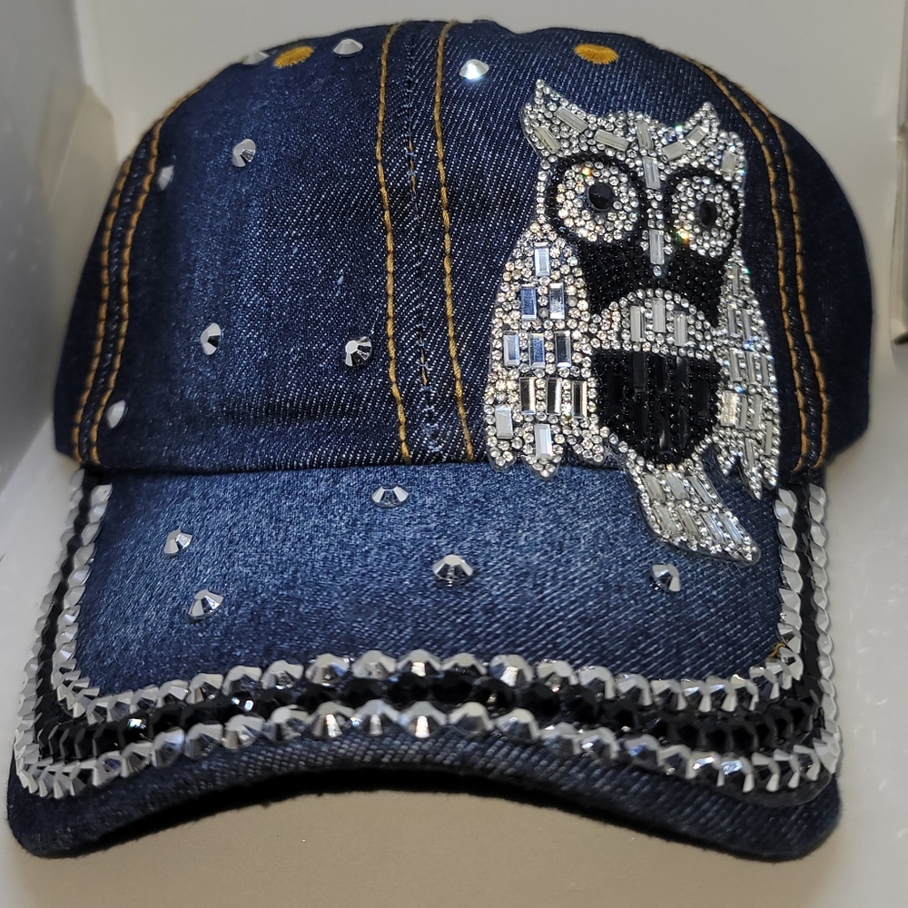 Blinged out Owl 🦉 Hat‼️